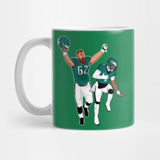 Jalen hurts x Jason kelce Mug